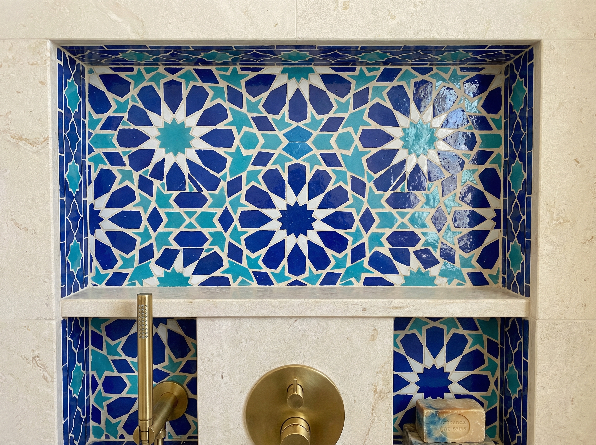 Mosaic tile work